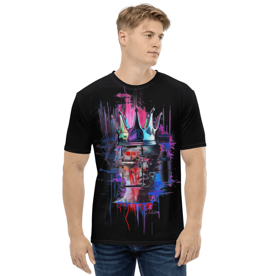 Glitch Cyber Queen Tshirt product image (1)