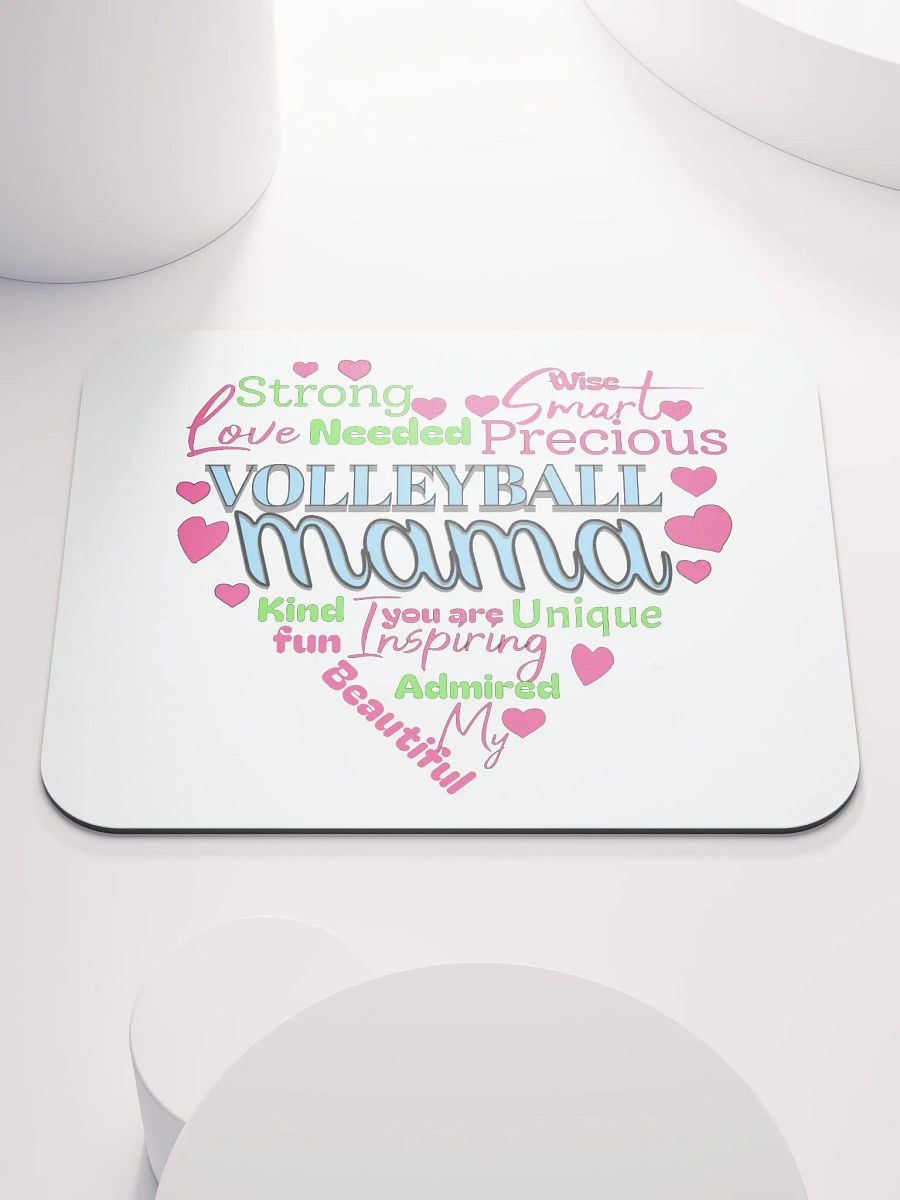 Heart Volleyball Mama Mouse Pad product image (5)