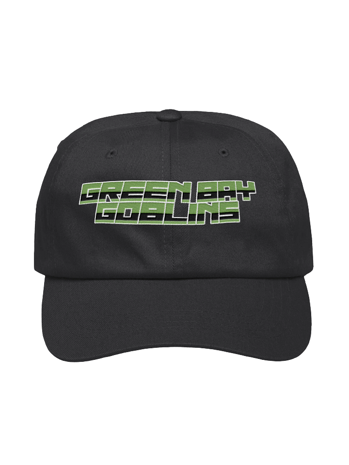 Green Bay Goblins Text Logo Dad Hat product image (2)