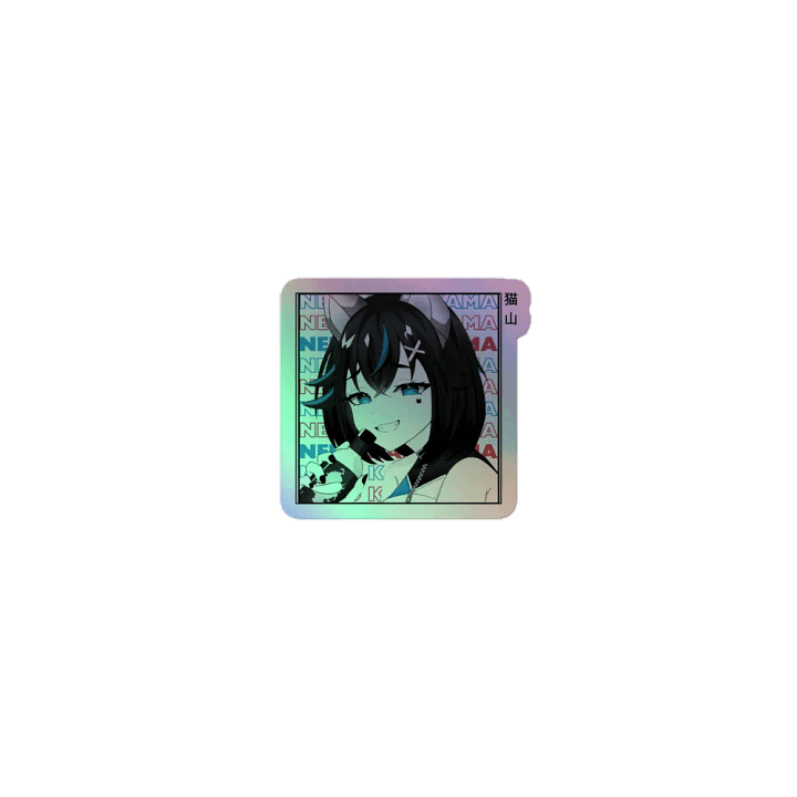 Spicy Neko Holographic Sticker product image (1)