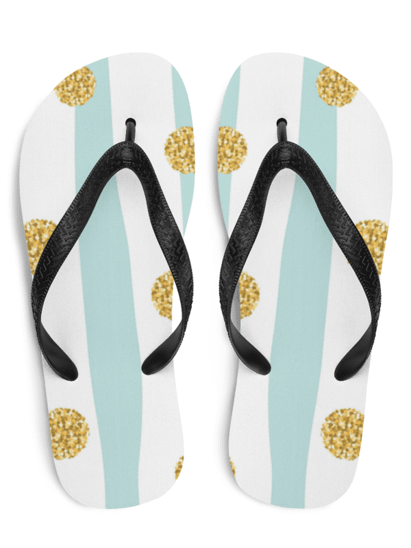 Teal Elegance Flip Flops product image (1)