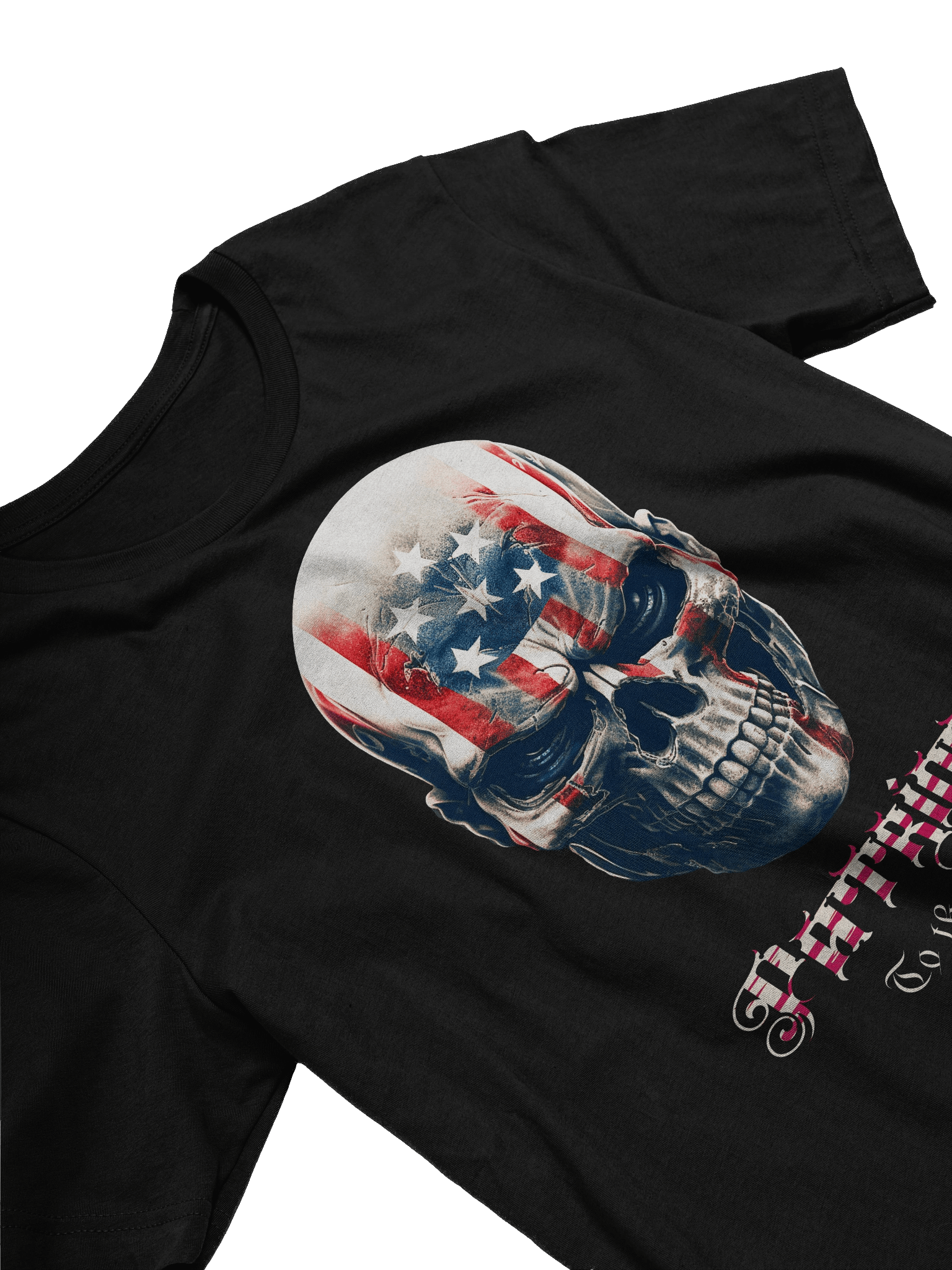Patriotic Skull Flag Tee product image (2)