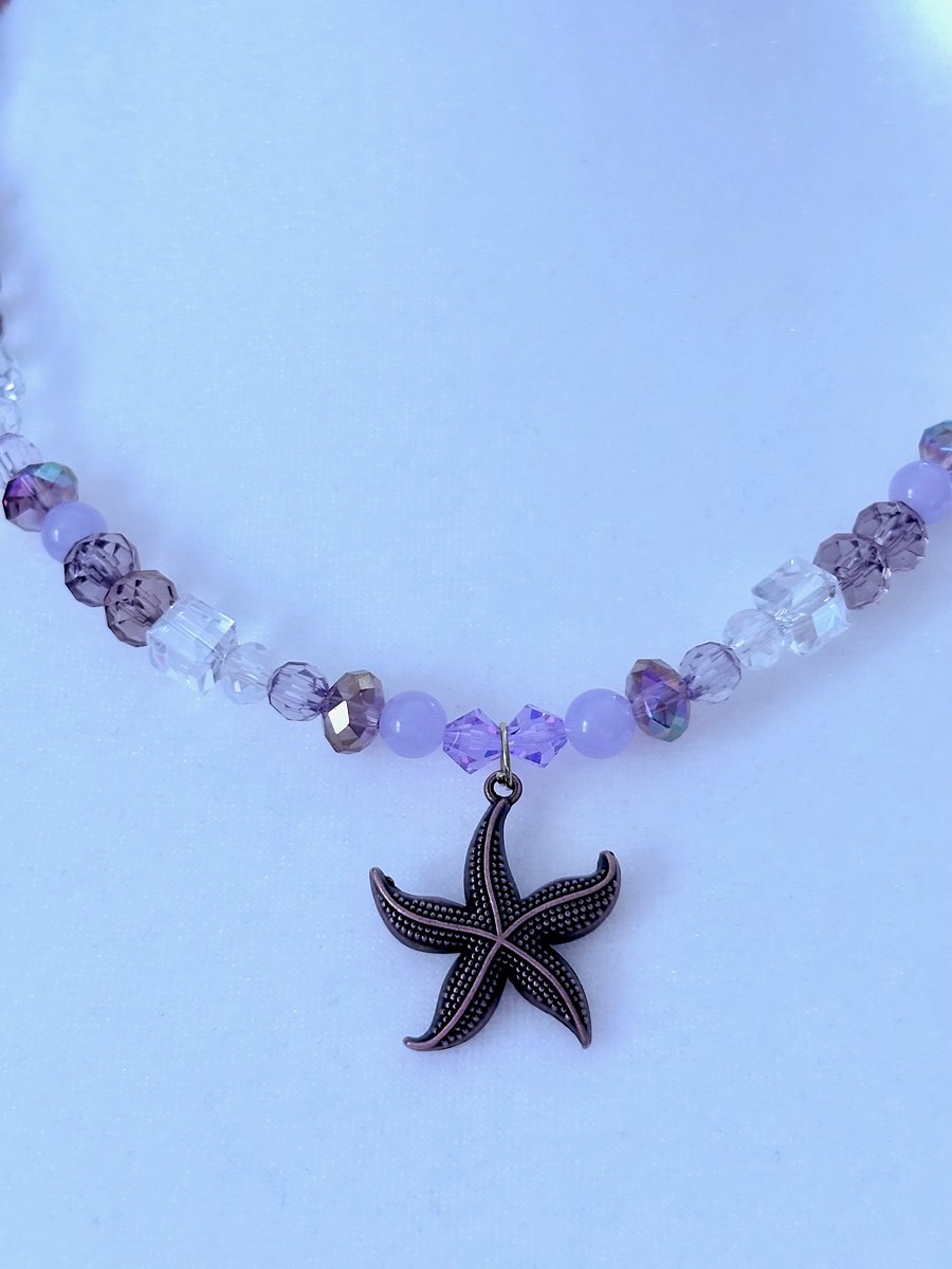 Copper Tone | Seaside Radiance | Starfish Pendant Necklace by Monique Faella Designs™ | MFD-00135 product image (2)