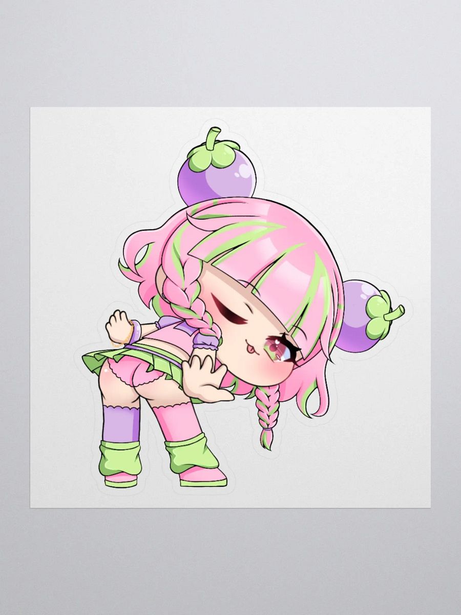 Mangosteen Bootie Sticker - Winky Version (3x3