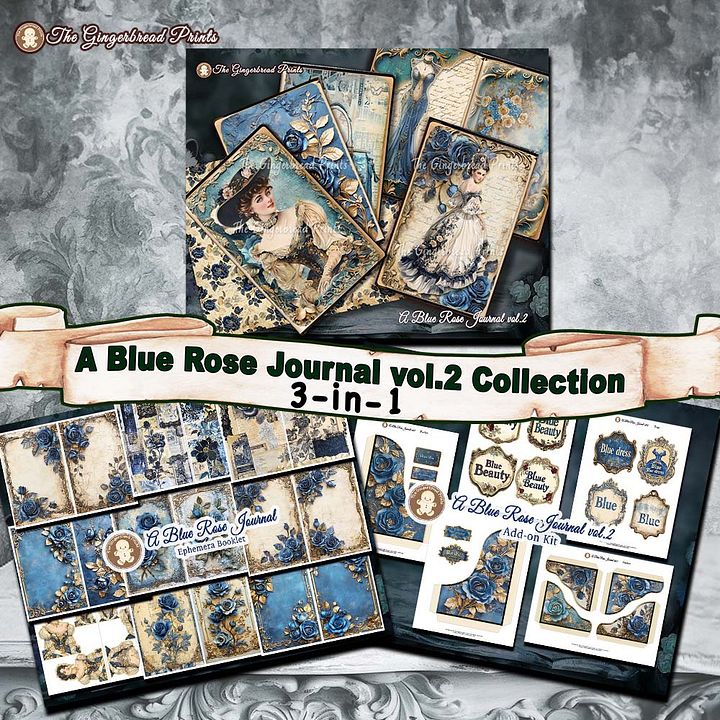 A Blue Rose Journal Vol.2 3-in-one Jumbo Collection Digital Kit product image (2)