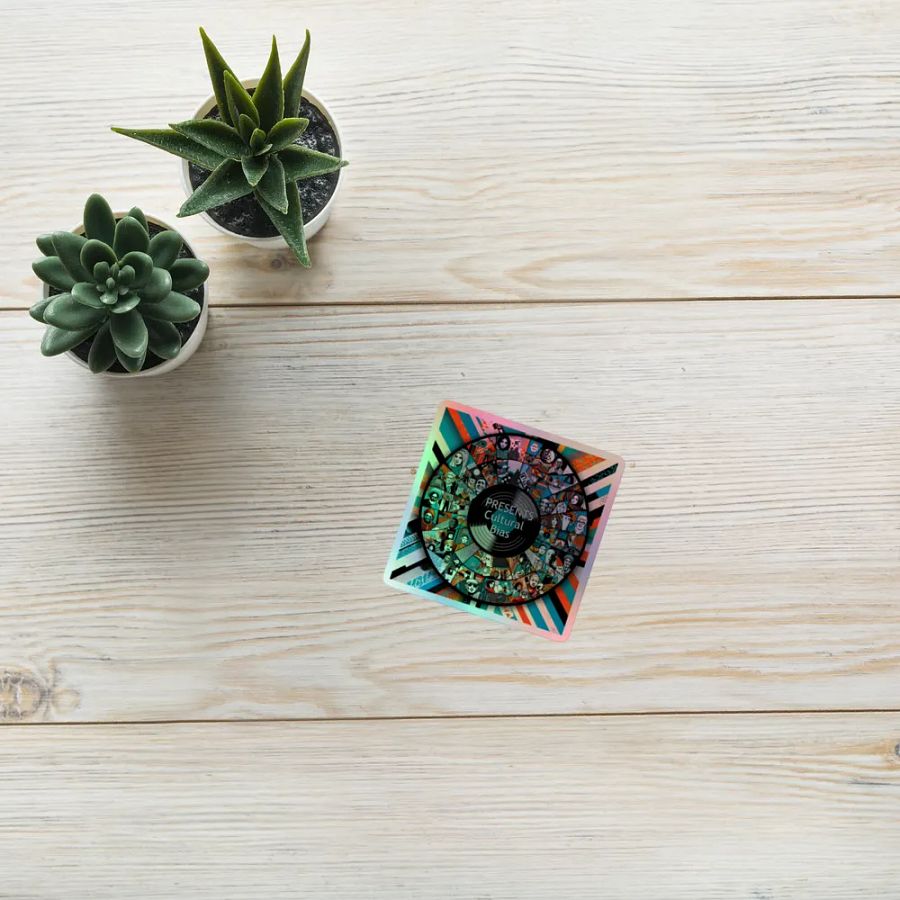 Presents Cultural Bias - Holographic Sticker product image (8)