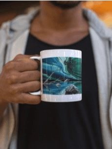 Magic Reflection, Glossy White Mug product image (2)