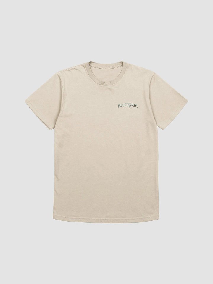 Cream t shirt chrome left logo product image (1)
