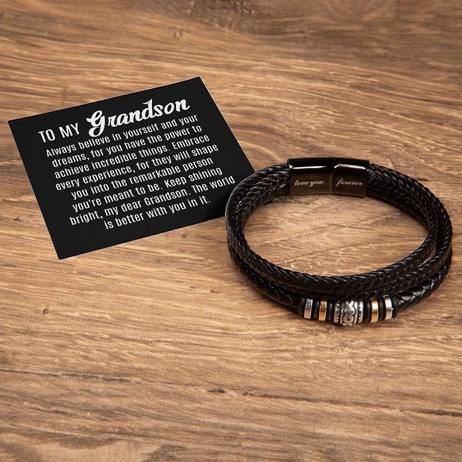 Grandson Forever Bracelet - Always Believe In Yourself product image (5)