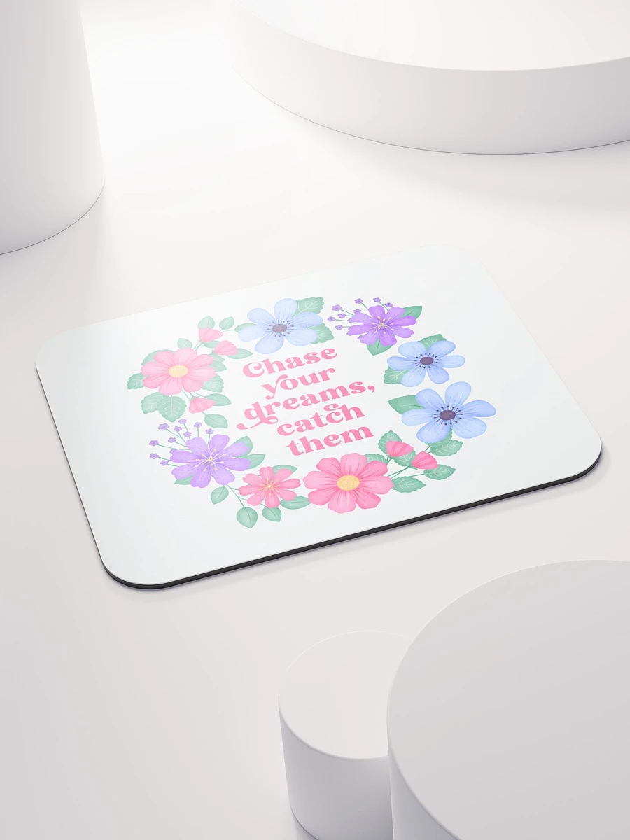 Chase your dreams catch them - Mouse Pad White product image (4)