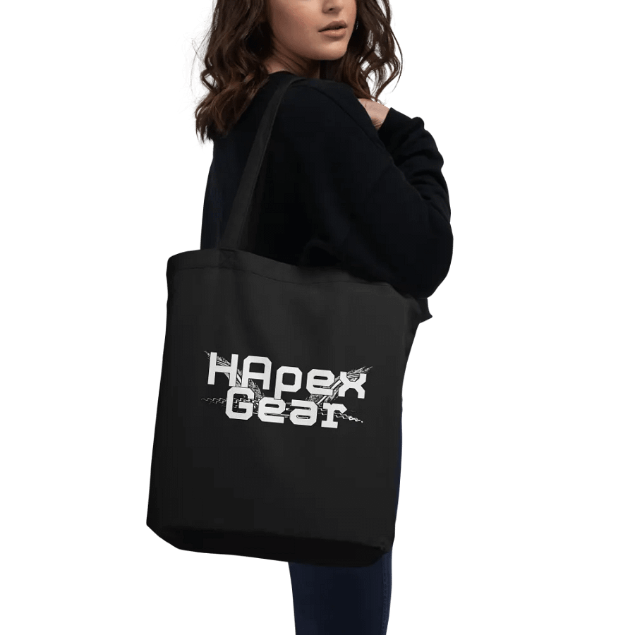 Eco-Friendly Tote Bag - White HApex Gear White Logo product image (9)