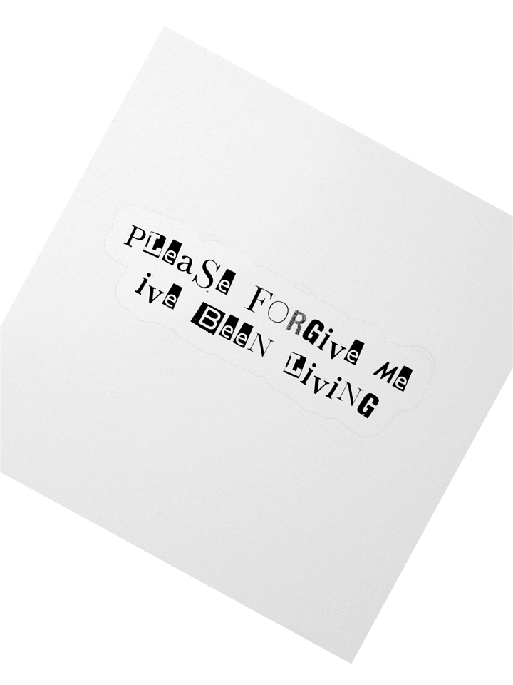 Please Forgive Me Lyric Stickers product image (2)
