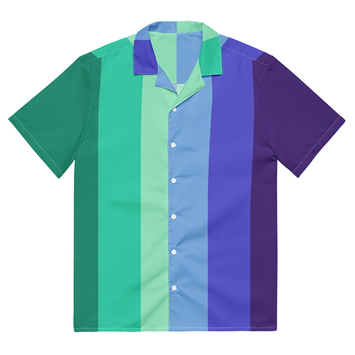 Gay Men's Pride Flag - All-Over Hawaiian Shirt product image (1)