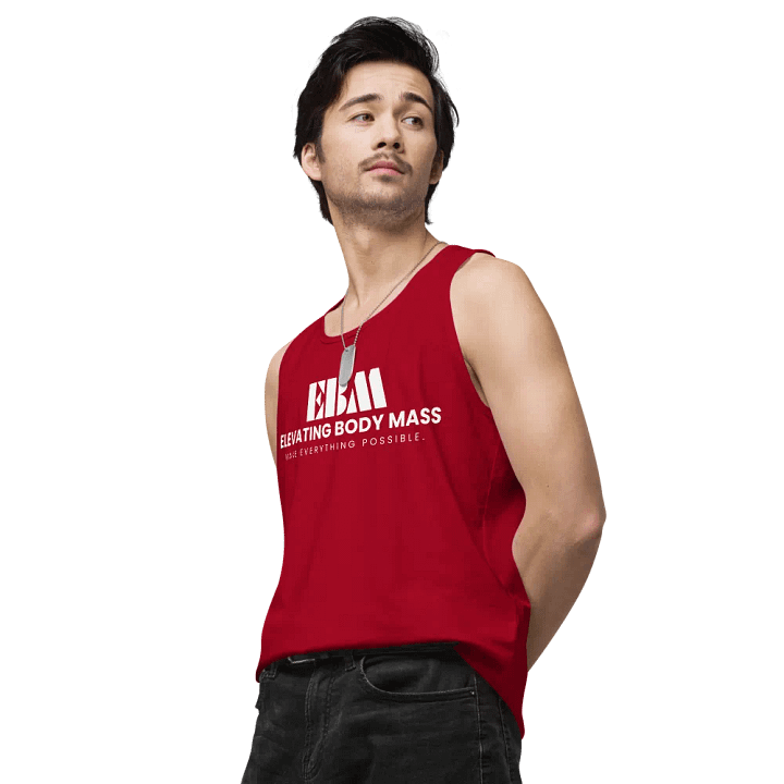 EBM Premium Tank Top (White Logo) product image (7)