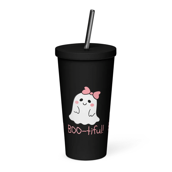 BOO-tiful Insulated Tumbler with Straw product image (1)