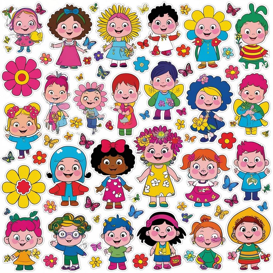 Nature’s Bounty: Fruits, Veggies & Outdoor Wonders in Stickers product image (2)