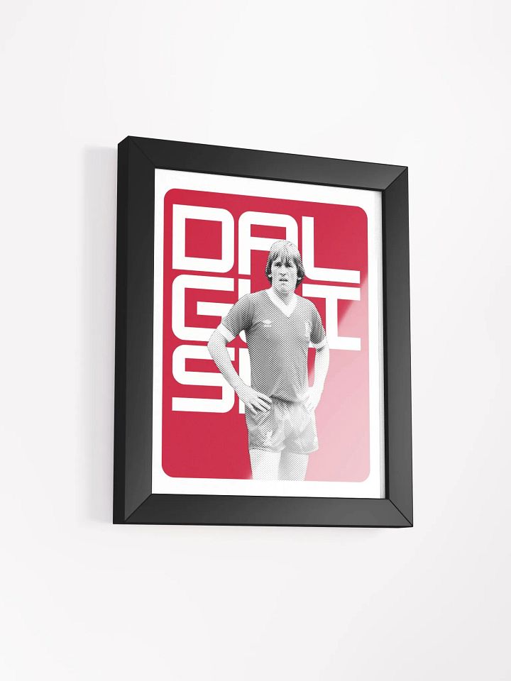 Kenny Dalglish BW Liverpool Name Art Framed Print product image (1)
