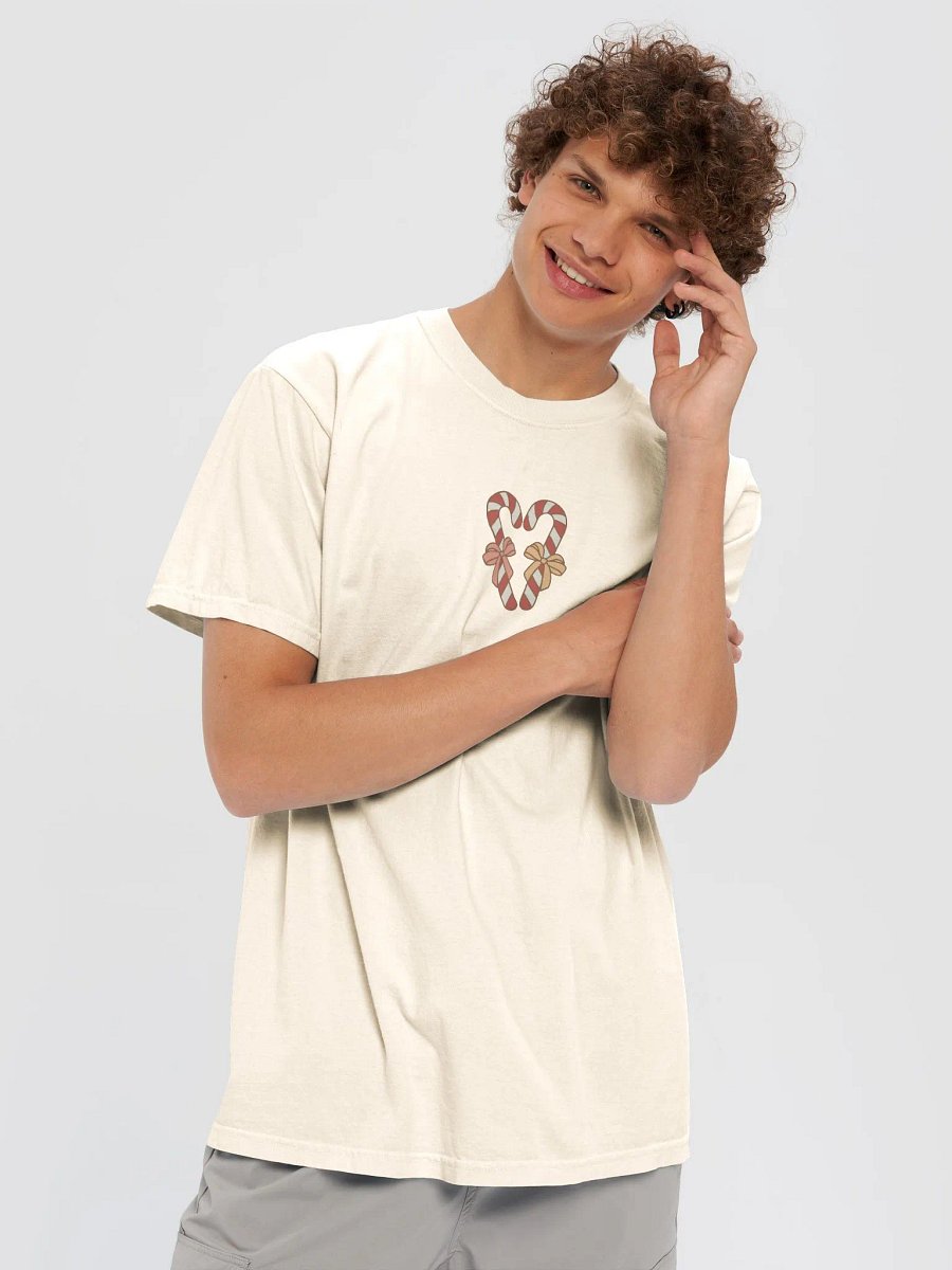 [Candy Cane Oh What Fun] Holiday Heavyweight T-Shirt product image (5)