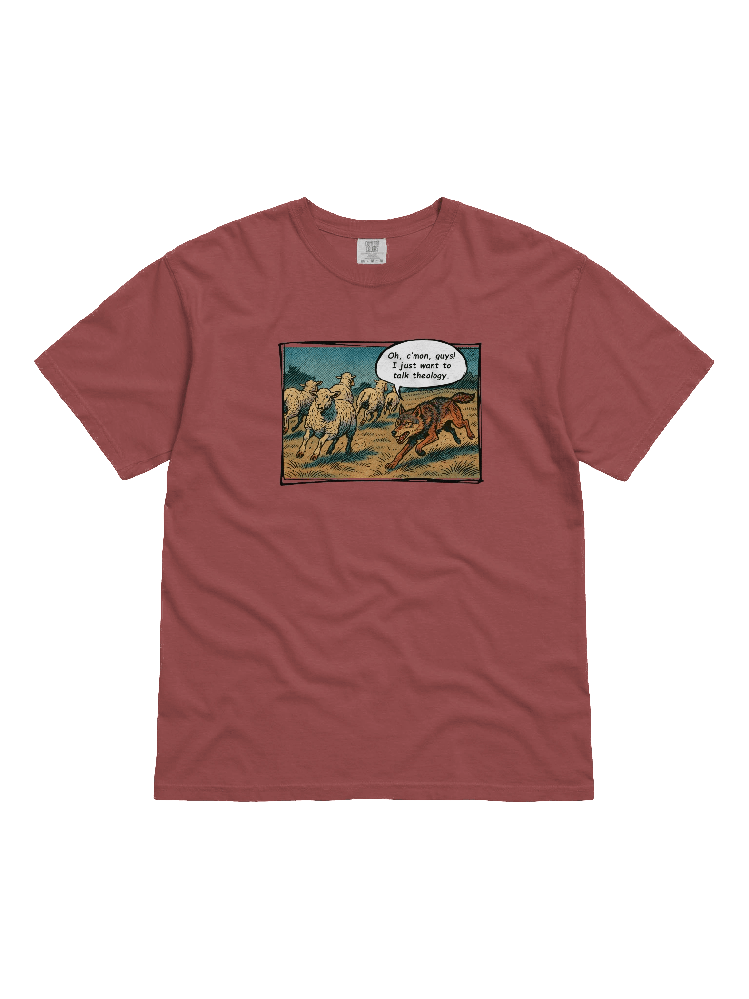 Wolves Just Wanna Talk Theology T-Shirt product image (7)