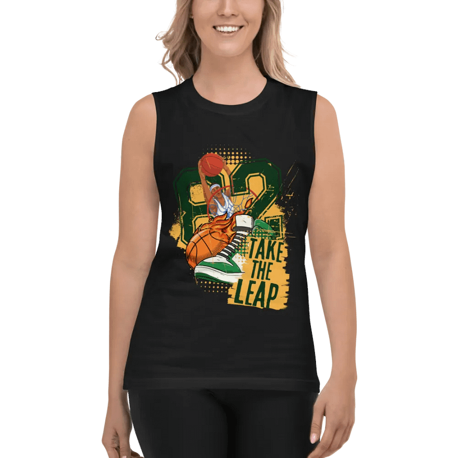 Take the leap muscle tank product image (1)