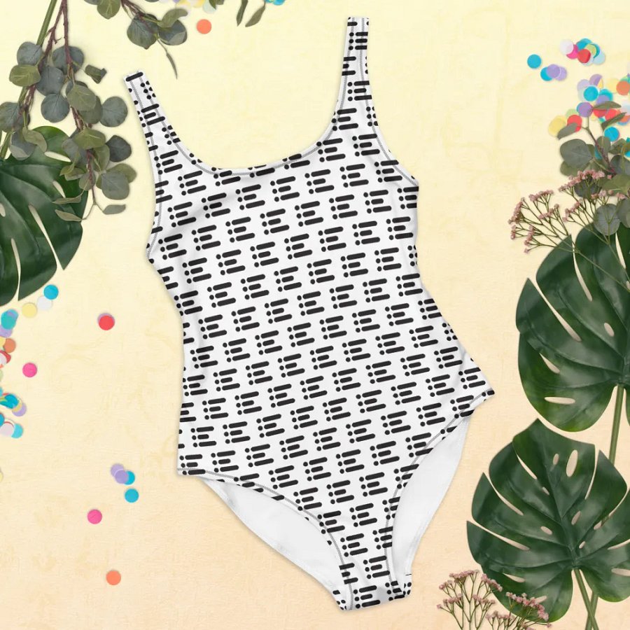 All-Over Print One-Piece Swimsuit w/ Pattern product image (9)
