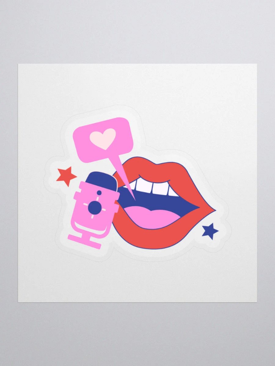 AfterNoona Delight Logo Sticker Plain product image (1)