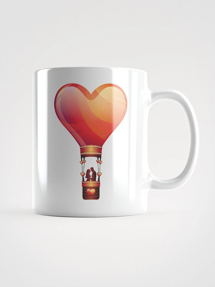 LOVE COUPLE IN A HOT AIR BALLOON HEART, LOVE, PROFILE, RED, PUNK, RETRO, VINTAGE, ADVENTURE, VALENTINES DAY, ROMANTIC, ROMANCE, COUPLE, GIRLFRIEND, BOYFRIEND, HUSBAND, WIFE product image (1)