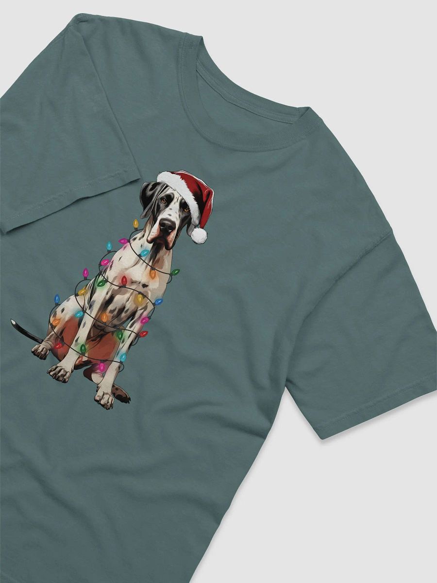 Funny Great Dane(Harlequin) Christmas T-Shirt for Great Dane Paw-rents product image (6)