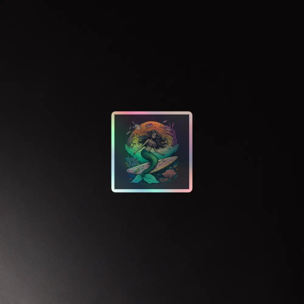 Moonlit Mermaid Holographic Sticker Sheet product image (4)