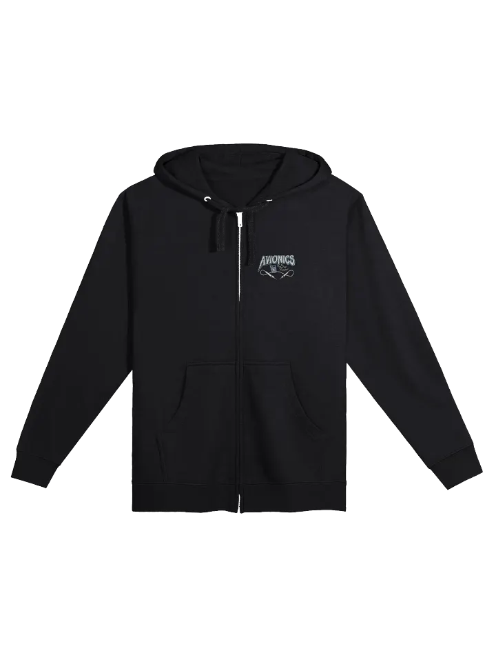 "AVIONICS Vol. 1" Zip Up Fleece Hoodie product image (2)