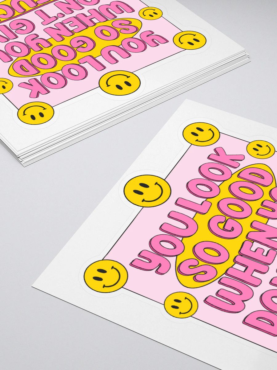 Good Lookin-Sticker product image (4)