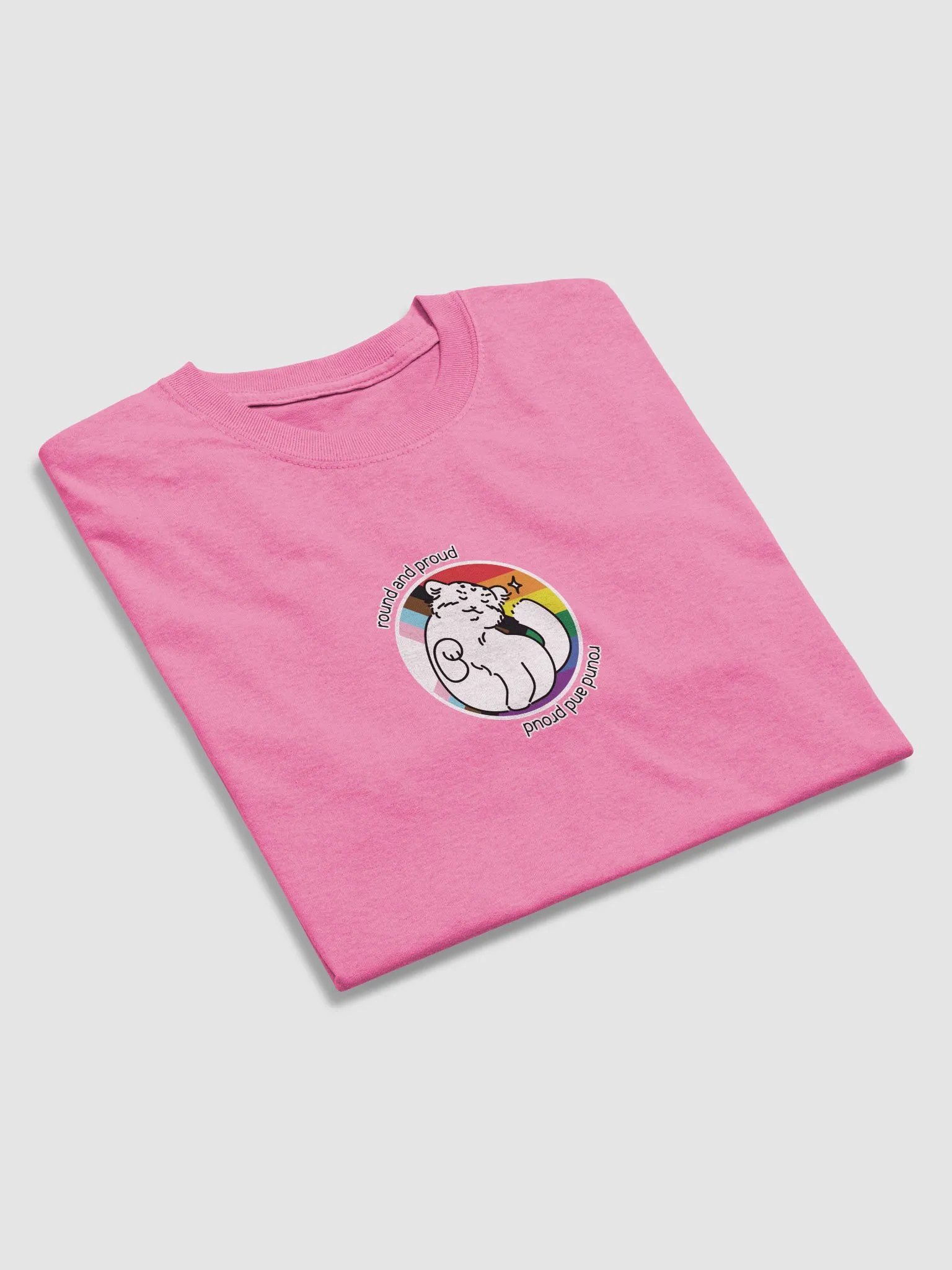 Round and Proud Manul Pride Version - Gildan Unisex T-Shirt product image (36)