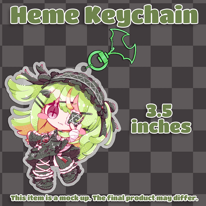 Heme Keychain [PREORDER] product image (1)