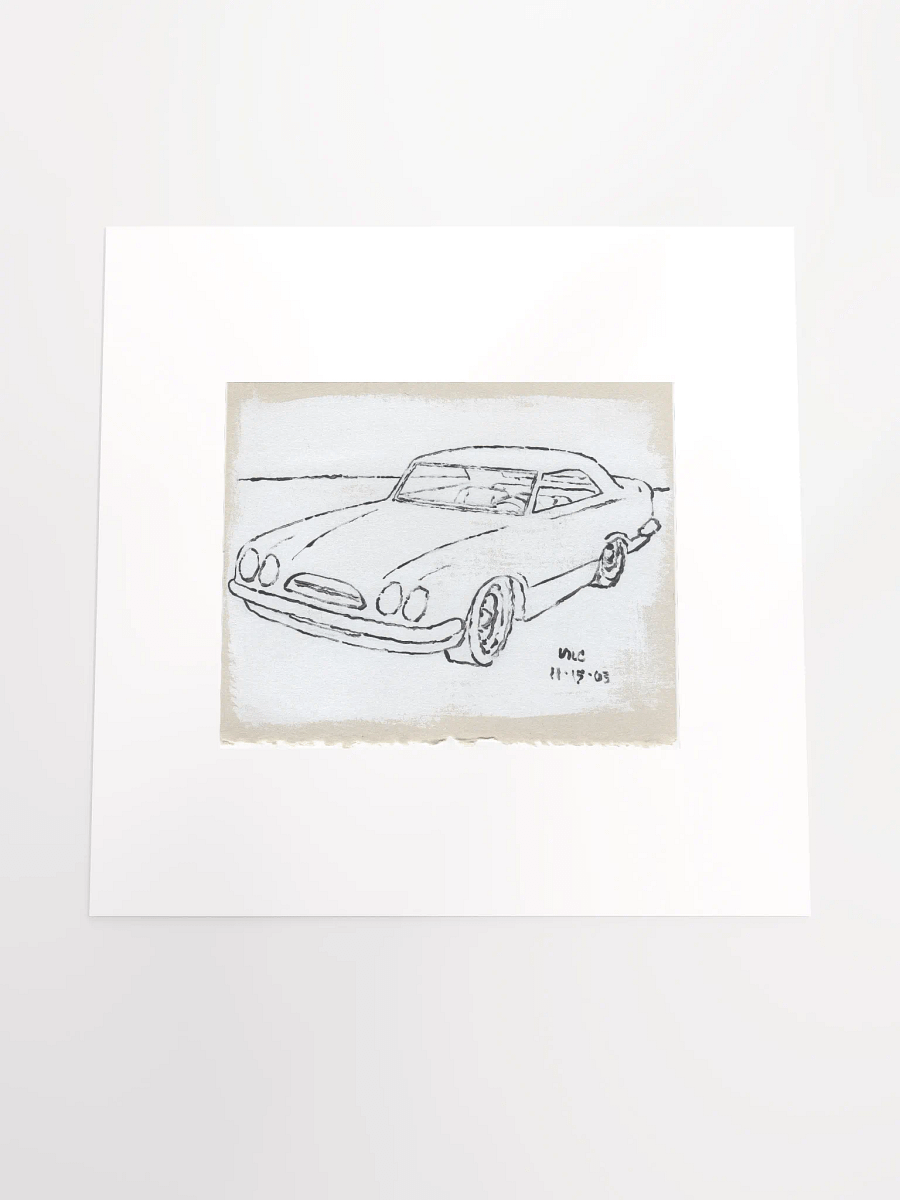White Car #3 Print product image (5)