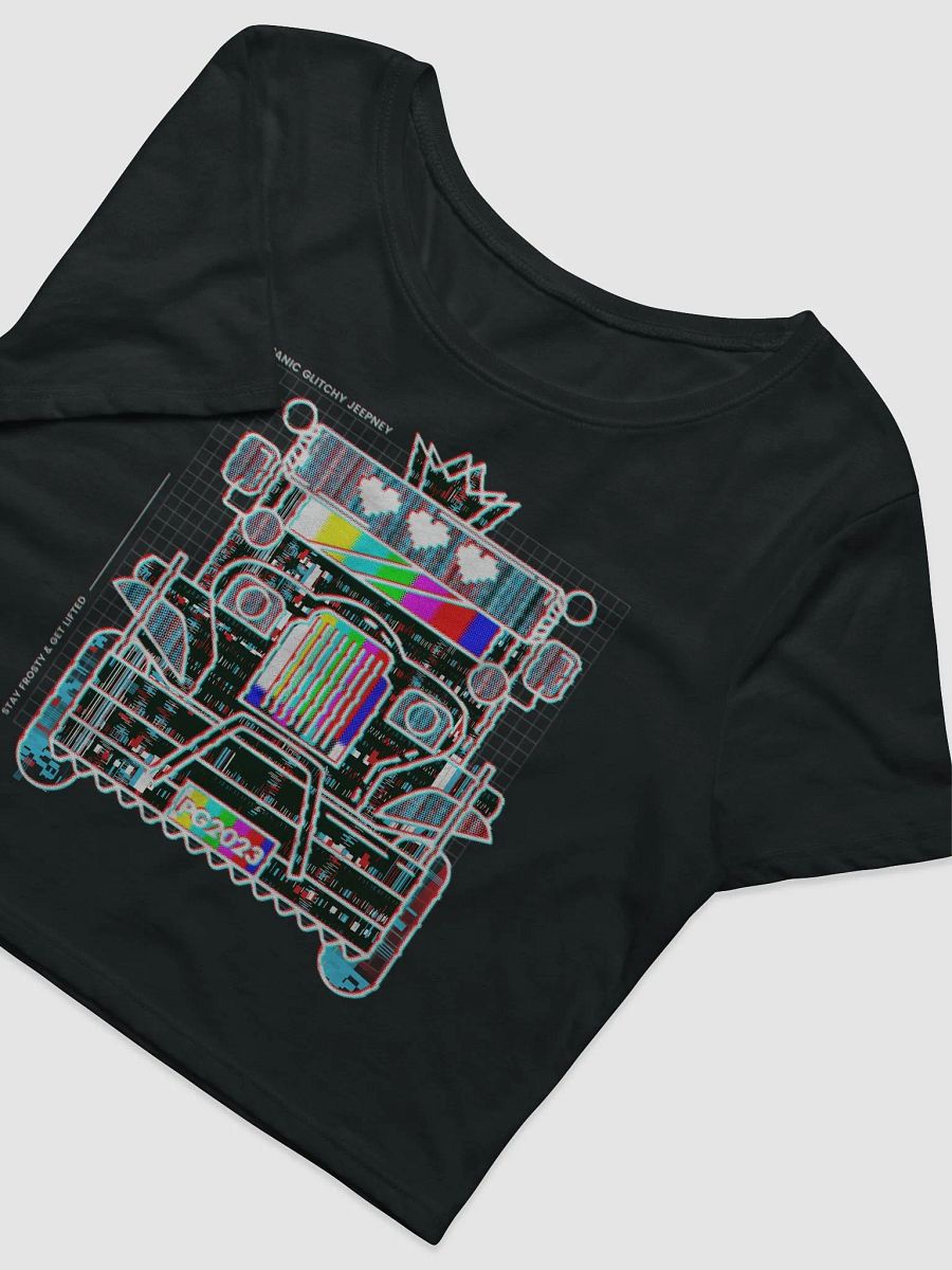 Panic Glitchy Jeepney Crop Tee product image (2)