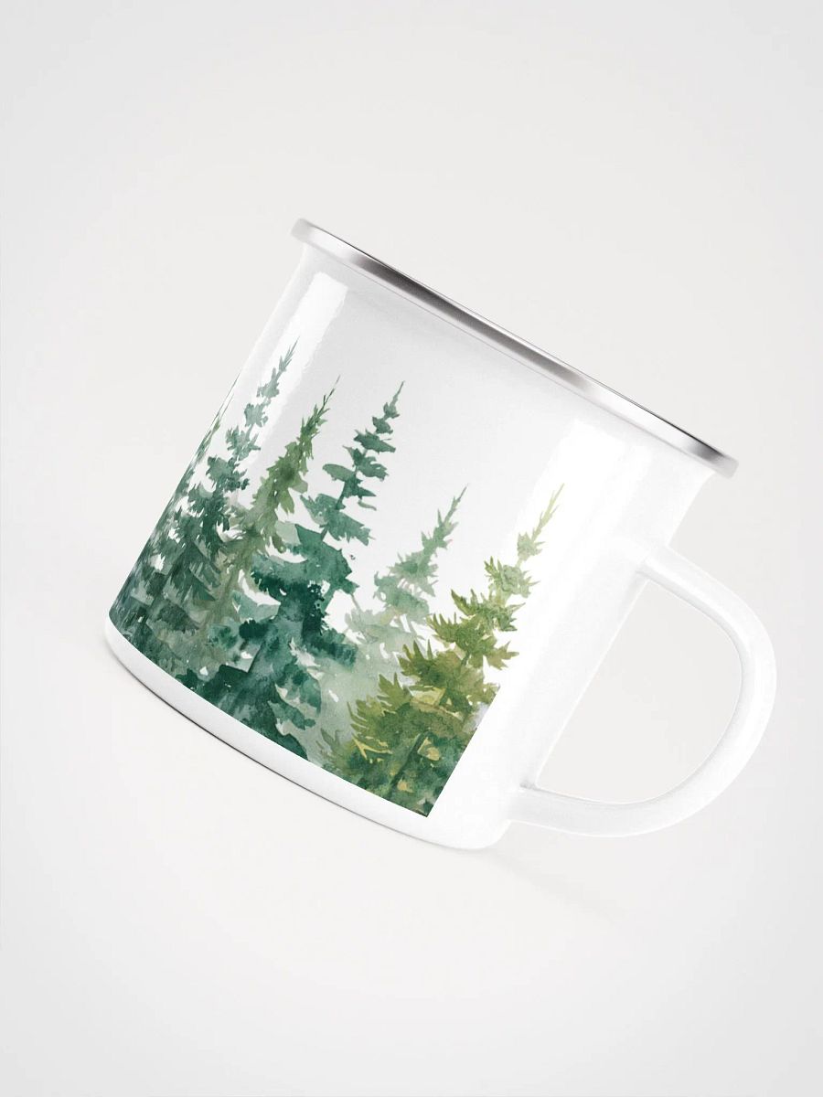 Watercolor Pine Trees Sunset Mug 12oz product image (5)