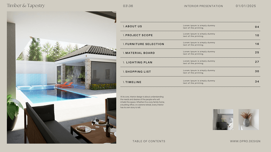 Interior presentation for 3 Bedroom Family Home ONE STOREY DA13501A product image (3)
