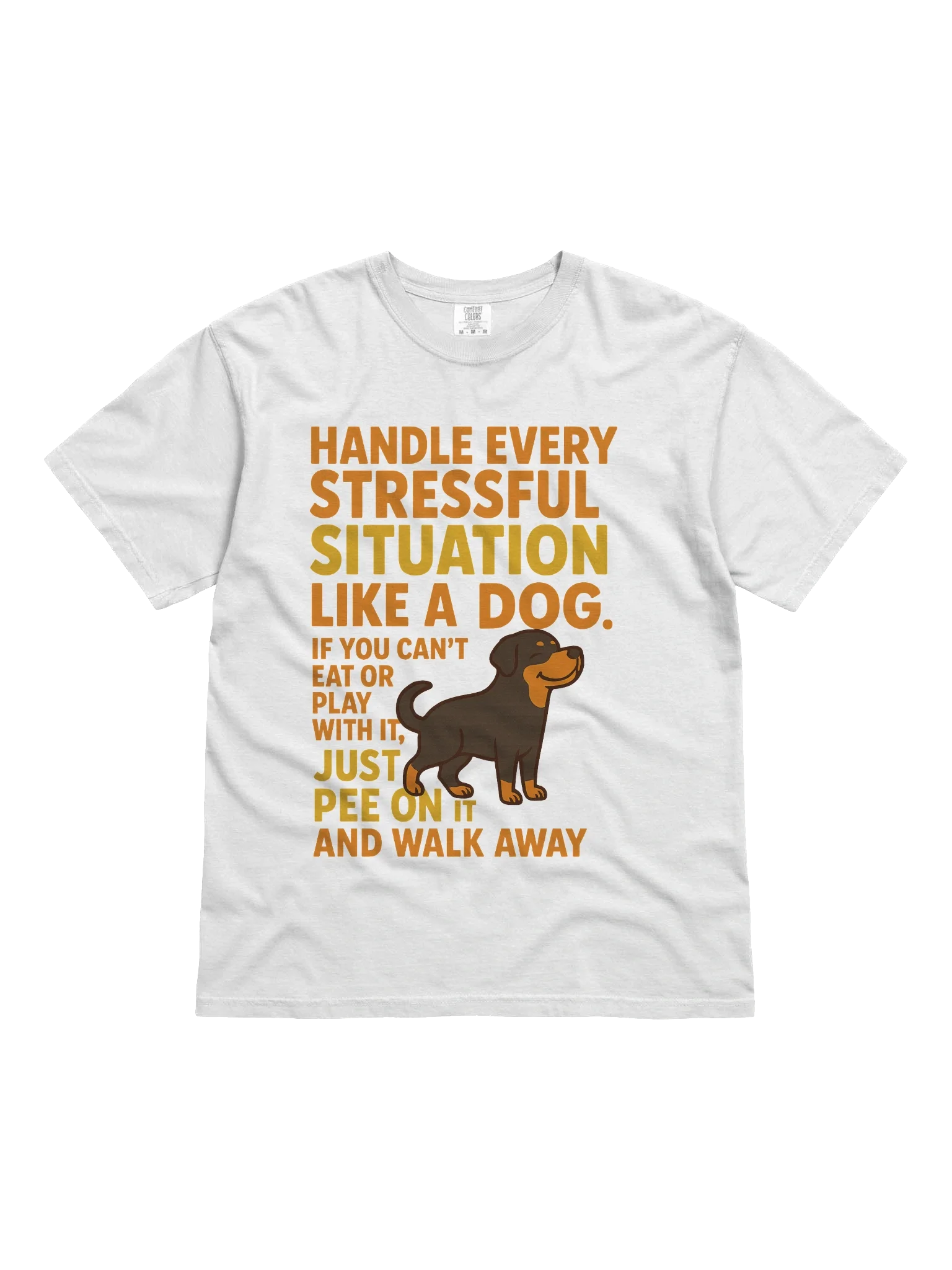 Rottweiler Pawsitive Attitude Tee product image (8)