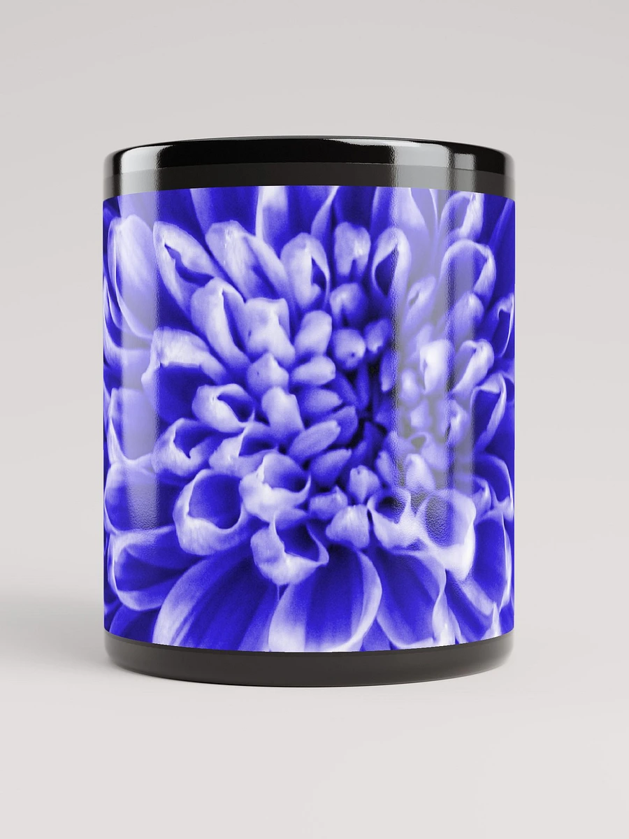 Blue Chrysanthemum Black Coffee Mug product image (5)