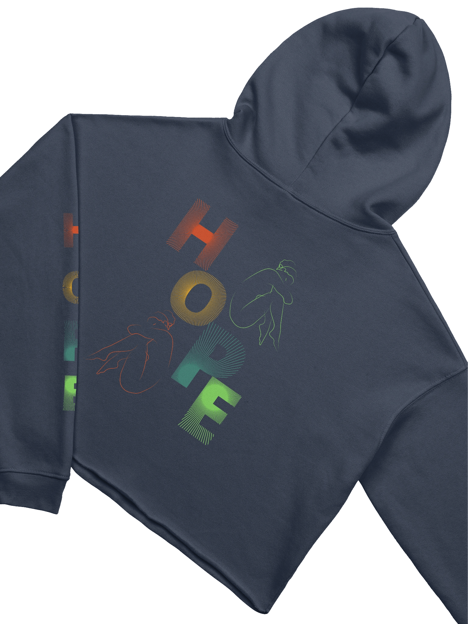 Vibrant Hope Fleece Crop Hoodie product image (4)