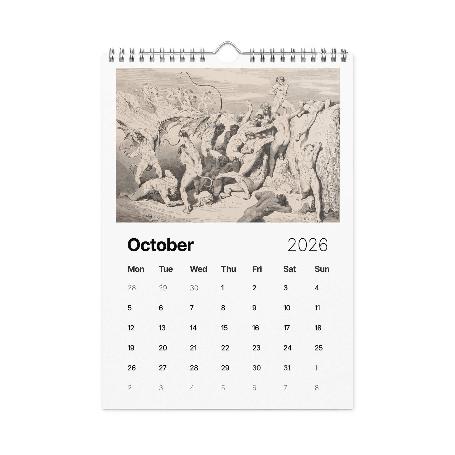 INFERNO 2026 calendar! product image (10)