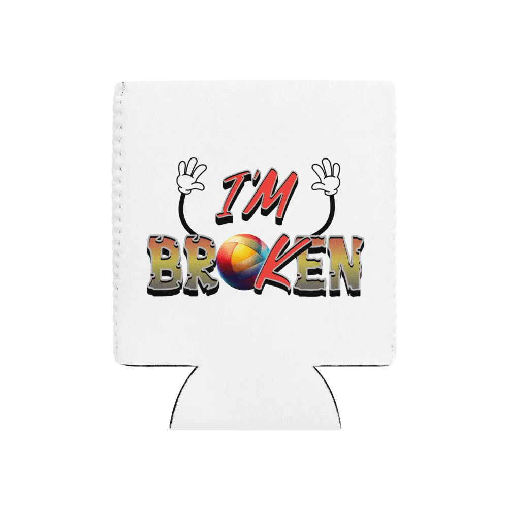 Im Ok Im Broken Volleyball Can Cooler product image (1)