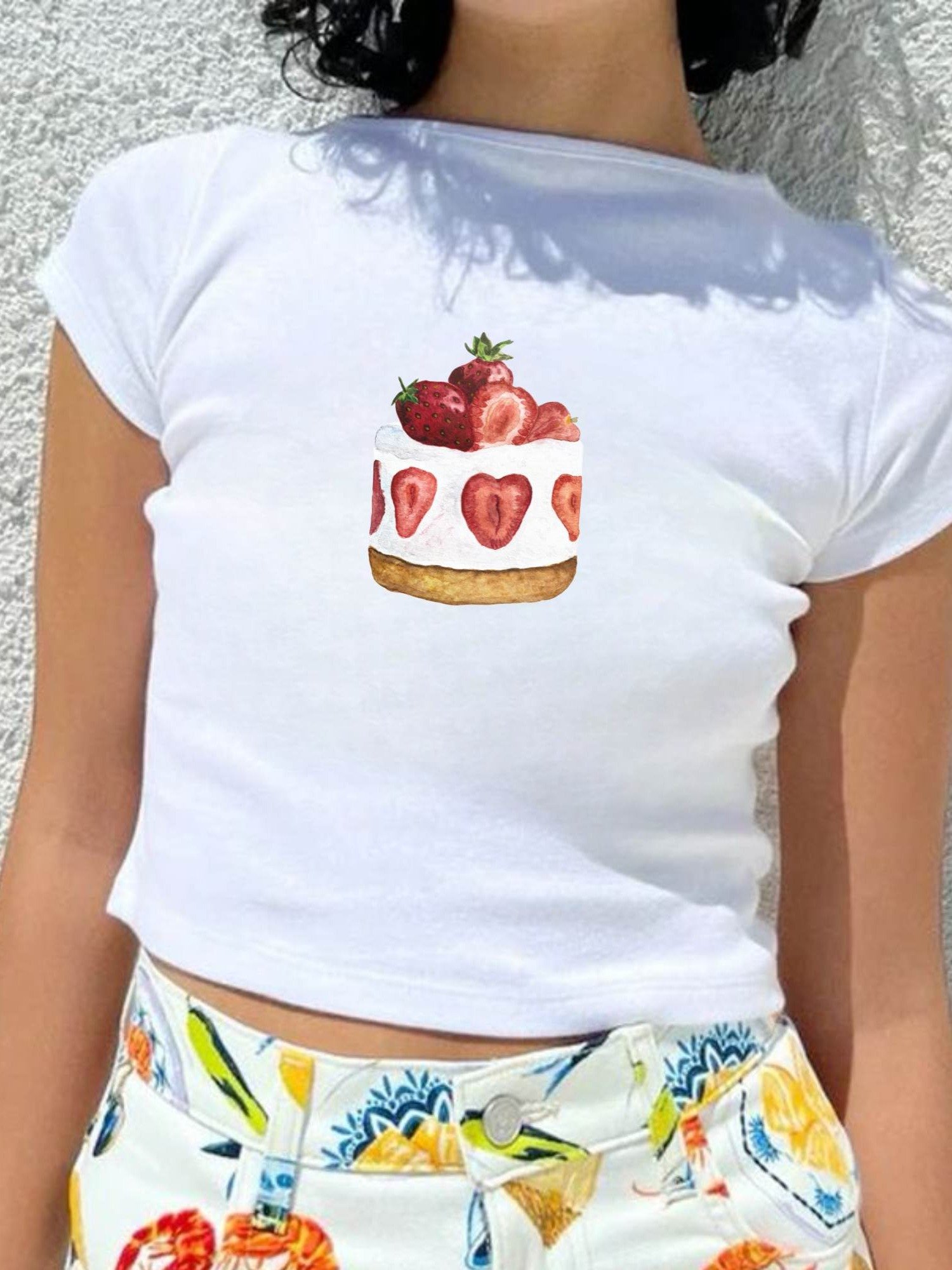 Strawberry Cake Baby Tee product image (1)
