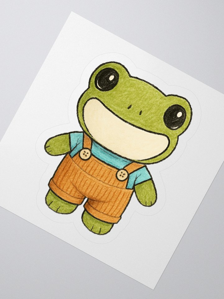 Flapjack in Overalls Kiss Cut Stickers product image (5)