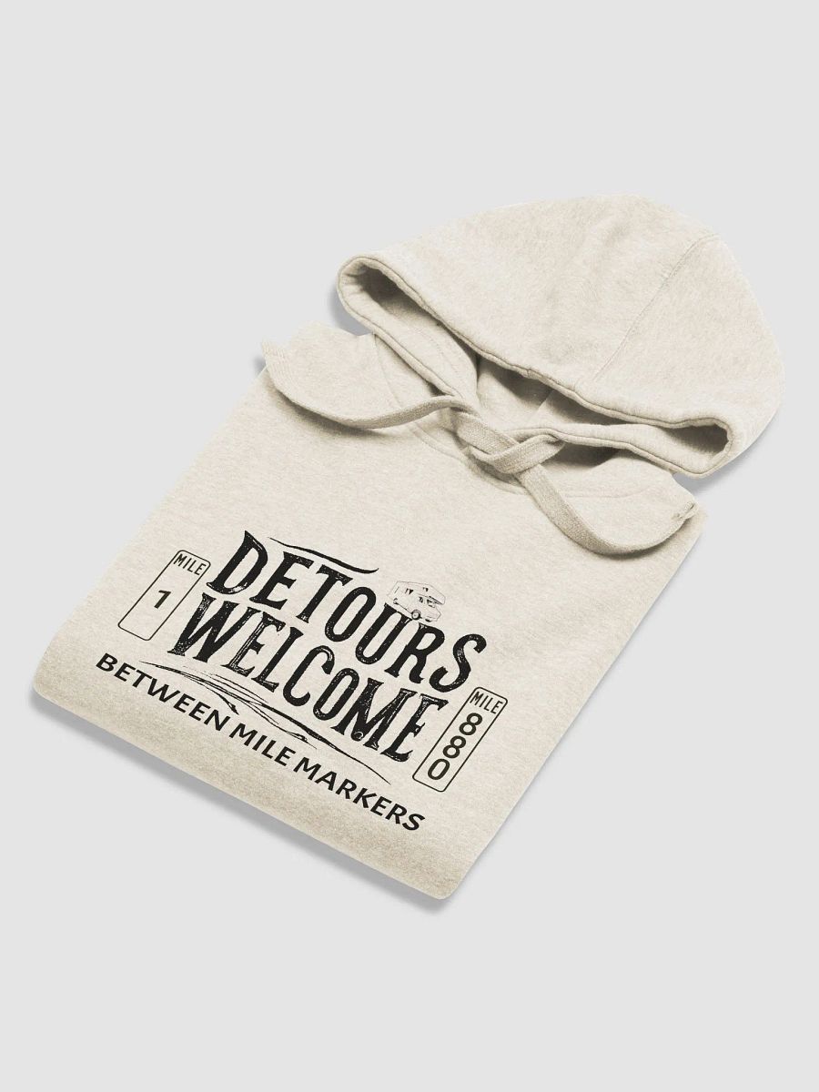 Detours Welcome Hoodie in Black product image (28)