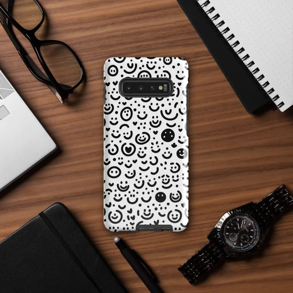 Whimsical Smiley Faces Tough Case product image (57)