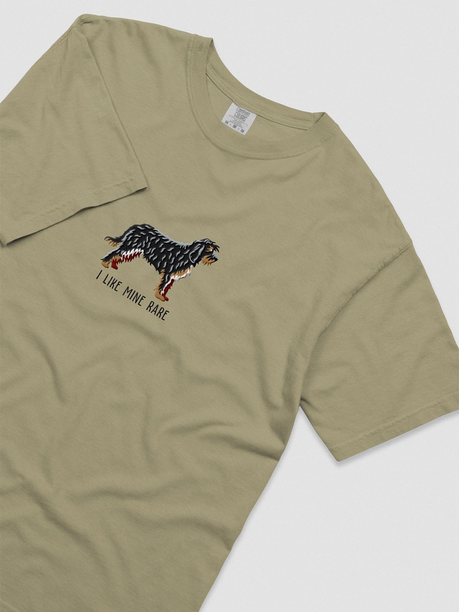 I Like Mine Rare T-Shirt(Embroidered) of an Otterhound(Black & Tan) product image (15)