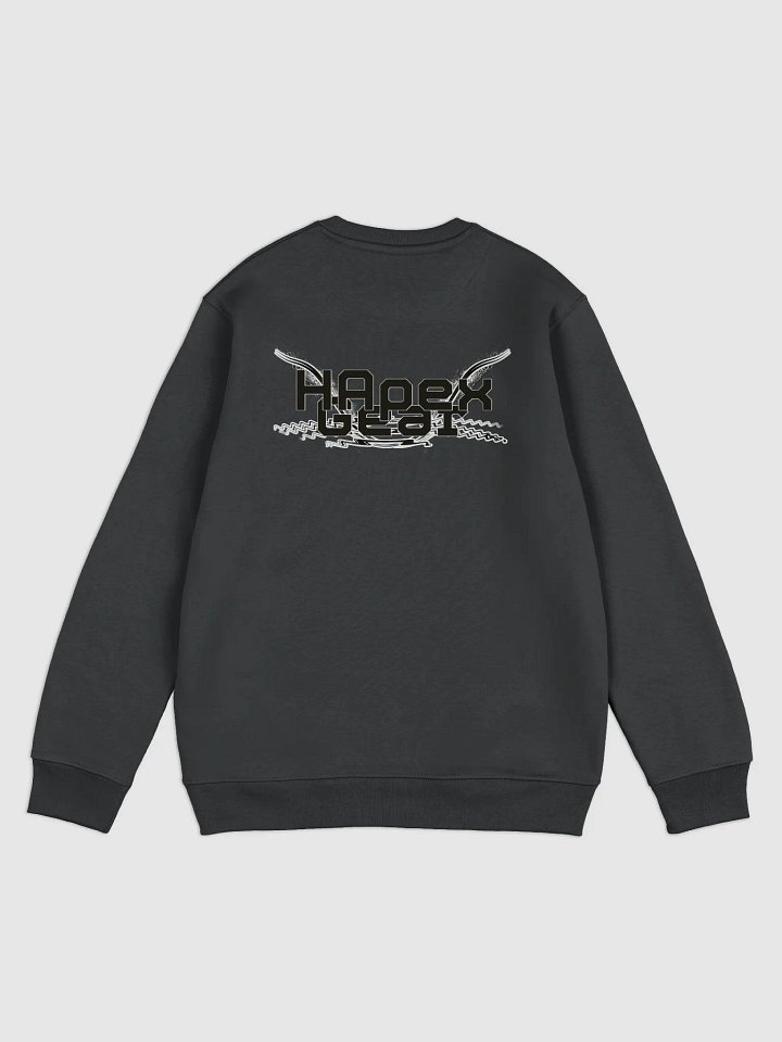 Unisex Eco Sweatshirt - Black HApex Gear Black Logo product image (2)