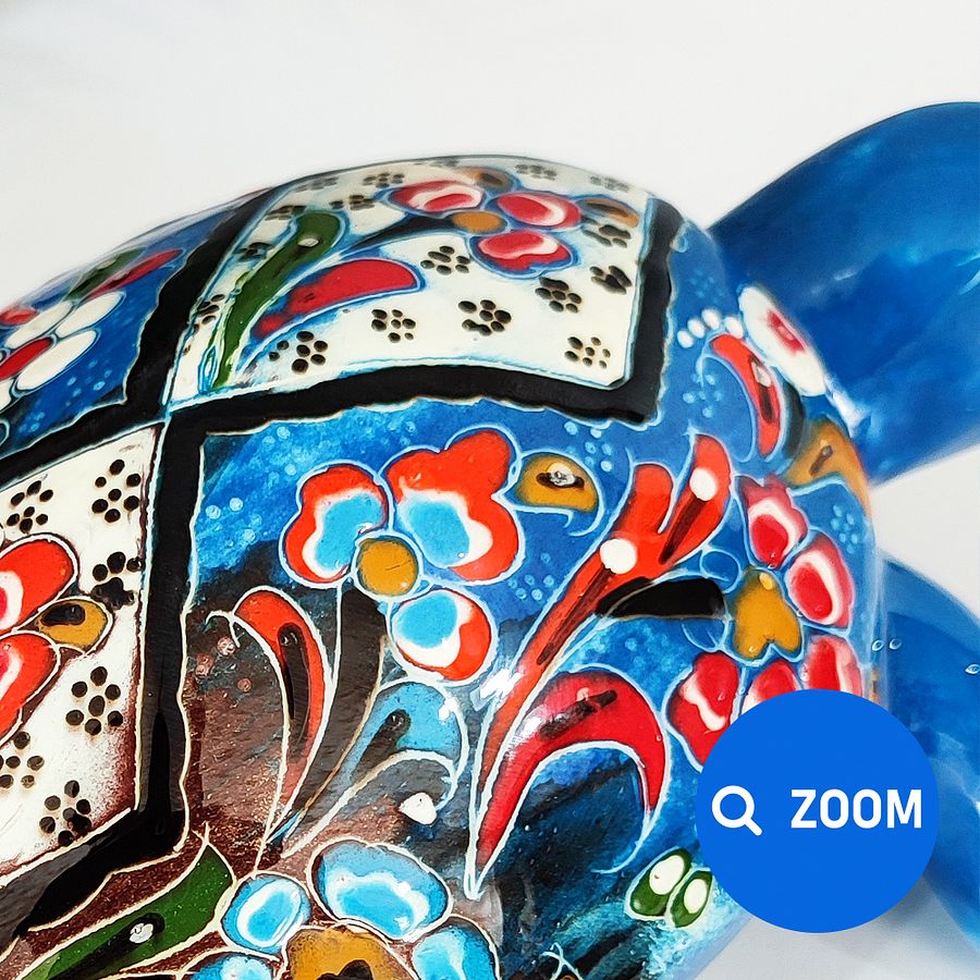 Ceramic handmade Turtle, Turkish decor — handmade pottery, handmade ceramic, home decor, handmade gift, Turkish ceramic product image (8)