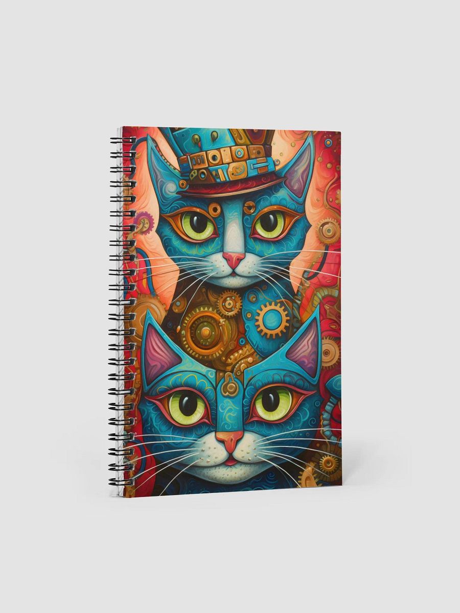 Steampunk Cats Spiral Notebook product image (1)
